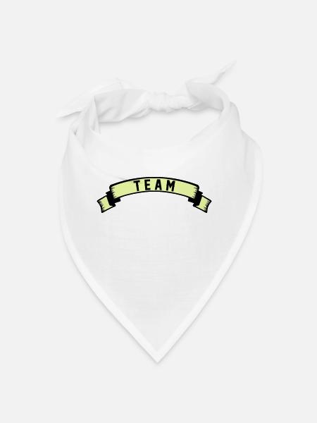 équipe - Bandana - blanc - Devant