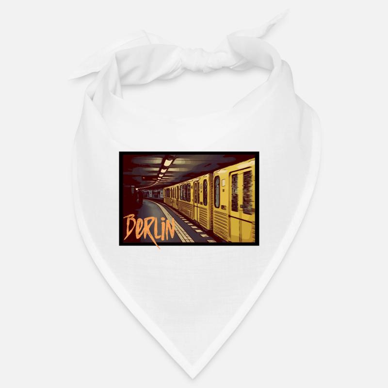 Berlin Underground - Bandana - Weiß