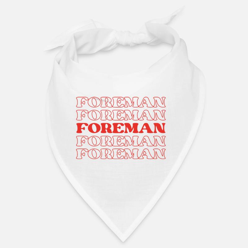 Foreman Supervisor Manager Leader Chief Bandana