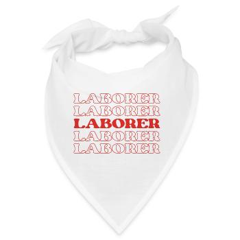 Arbeiter Arbeiter Handwerker Arbeiter - Bandana - Weiß - Vorne