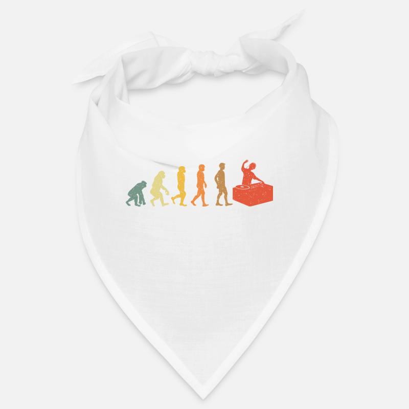 DJ Evolution vintage rétro - Bandana - blanc