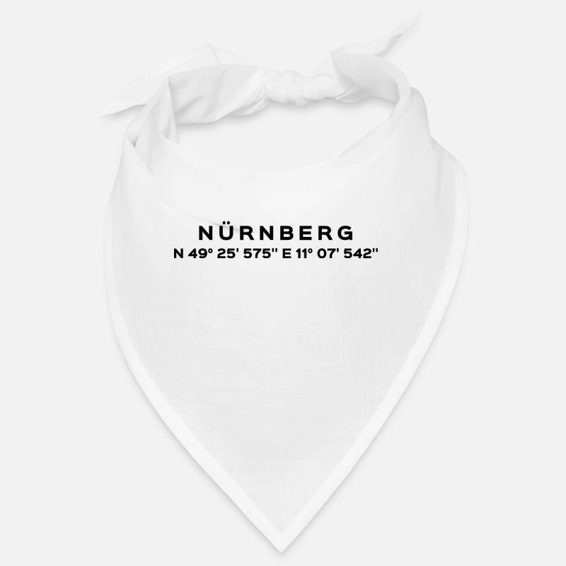 Nürnberg - Bandana - Weiß