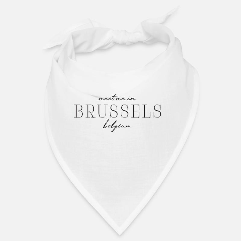 Brussels T-Shirt: Elegance, Chocolate, Character Bandana
