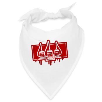 Staubsauger Reinigungsfirma - Bandana - Weiß - Vorne