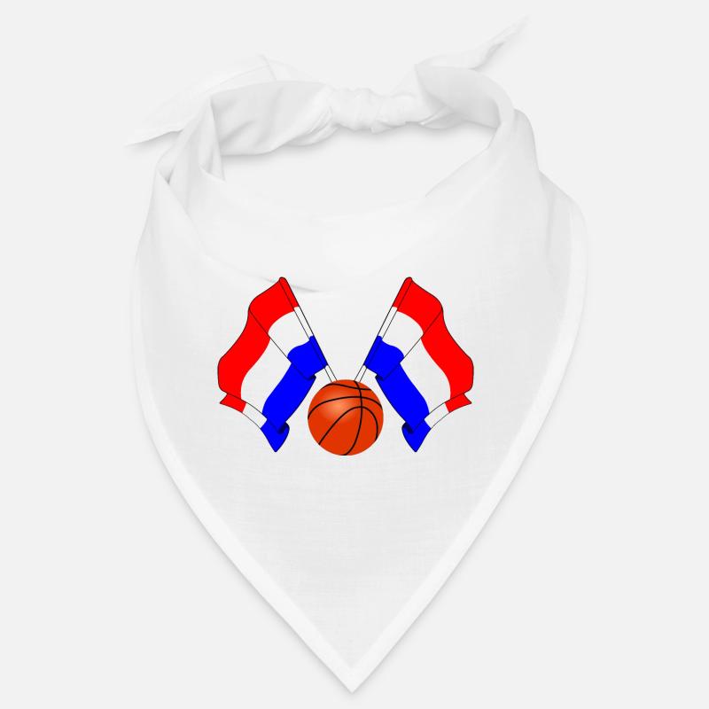 Two Dutch Flags with a Basketball Bandana