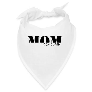 MAMAN - Mutter eines Kindes - Bandana - Weiß - Vorne