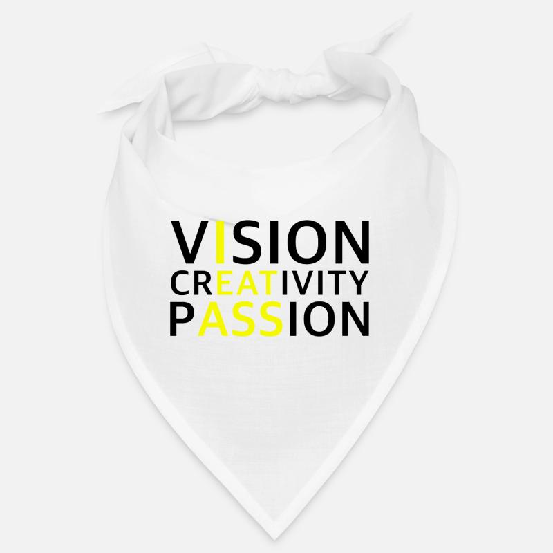 Vision, Creativity, Passion | Motivation Bandana