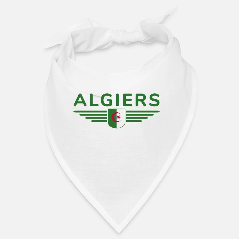 Alger Design – Capitale de l’Algérie - Bandana - blanc