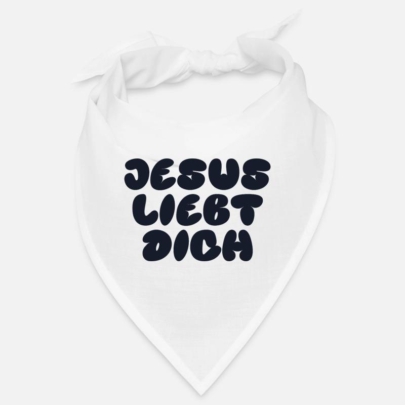 JESUS LIEBT DICH - Bandana - Weiß