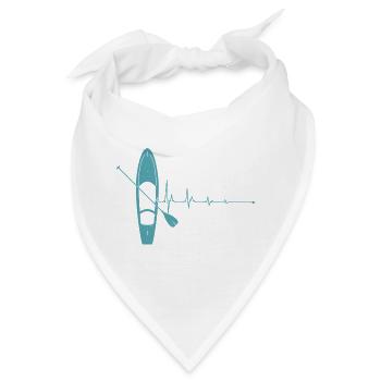 Pulseboard und Paddel - Bandana - Weiß - Vorne