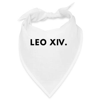 Papst Leo XIV 14 - Bandana - Weiß - Vorne