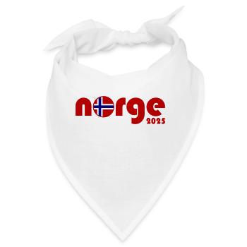 Norge 2025 Norwegen - Bandana - Weiß - Vorne