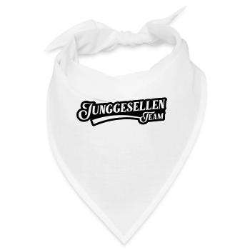 Junggesellen Team Jga - Bandana - Weiß - Vorne