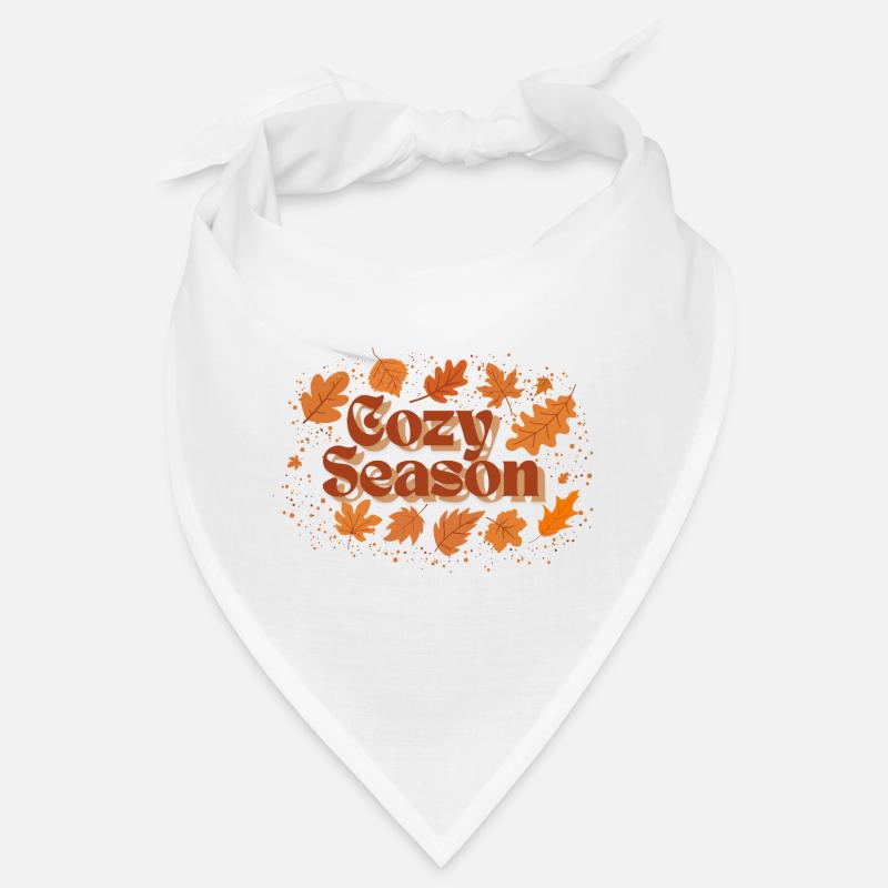Automne Confortable Saison Motif Design Bandana