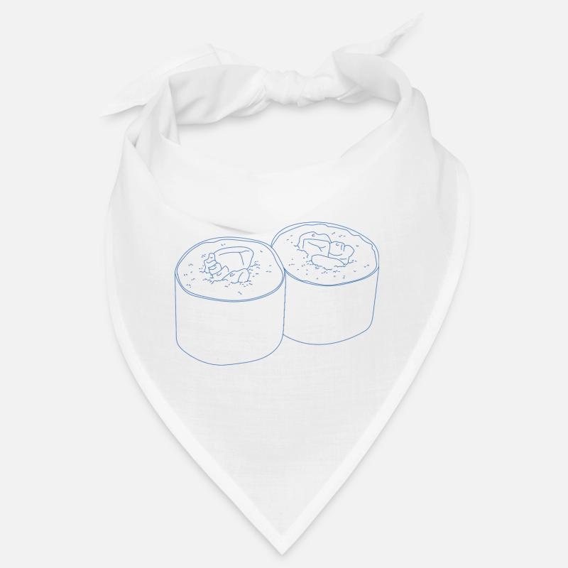 Conception de sushis - Bandana - blanc
