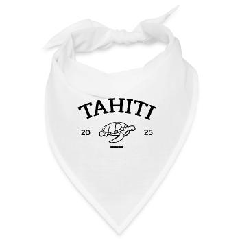 Tahiti - Turtle - French Polynesia - Schildkröte - Bandana - Weiß - Vorne
