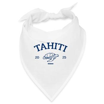 Tahiti - Turtle - French Polynesia - Schildkröte - Bandana - Weiß - Vorne