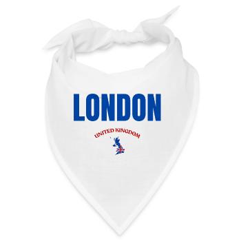 London – United Kingdom Urban Design - Bandana - Weiß - Vorne