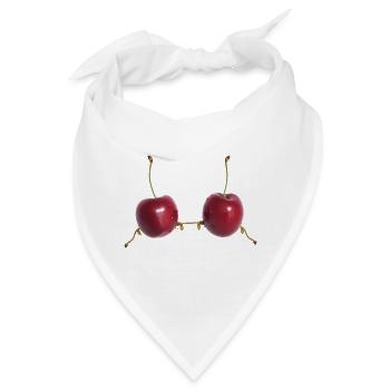 Kirschenherz Verbindung - Bandana - Weiß - Vorne