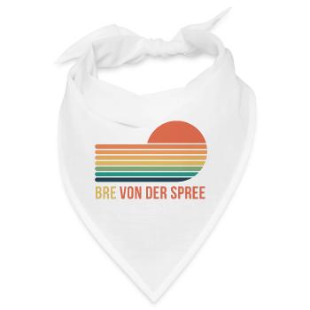 Berlin Bre von der Spree - Bandana - Weiß - Vorne