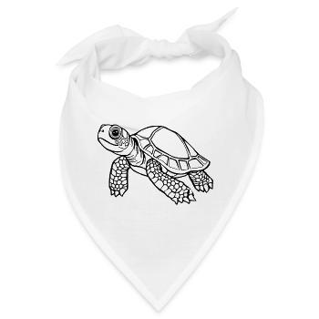 Schildkröten Schildkröten - Bandana - Weiß - Vorne