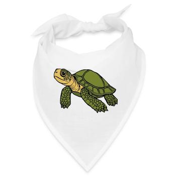 Schildkröten Schildkröten - Bandana - Weiß - Vorne