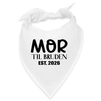 Mutter der Braut 2026 - Bandana - Weiß - Vorne