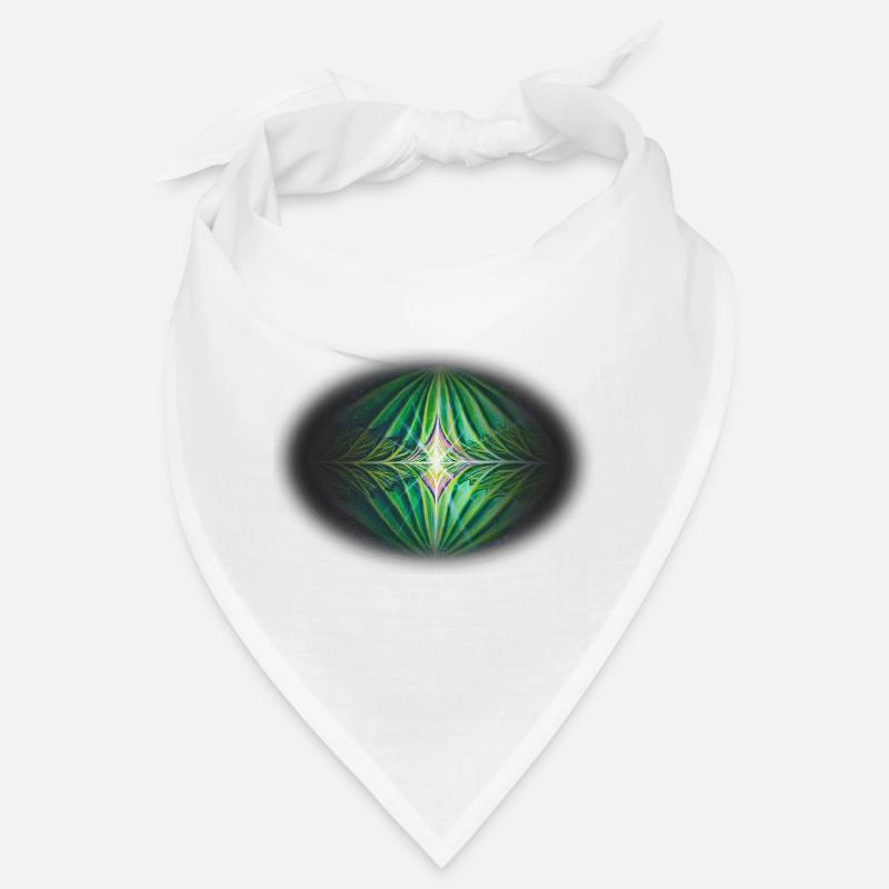 Symmetrical Leaf Art | Botanical Abstract Design Bandana