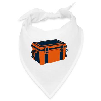 Kühlbox Camping Angeln Picknick - Bandana - Weiß - Vorne