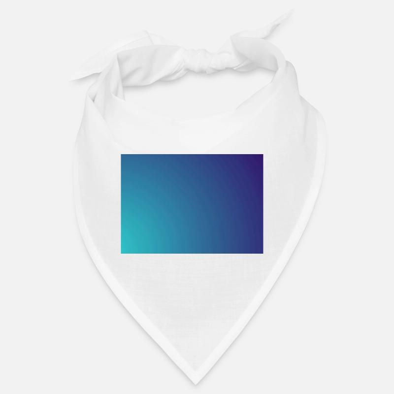 Gradient cyan-violet en cercle Bandana