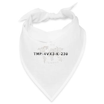 KRYPTISCHES Design - Bandana - Weiß - Vorne