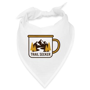Berge Tasse Wander Logo - Bandana - Weiß - Vorne