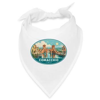 Erleben Sie Comacchio in Italien Vintage Canal Town - Bandana - Weiß - Vorne