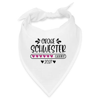 Große Schwester 2027  - Bandana - Weiß - Vorne
