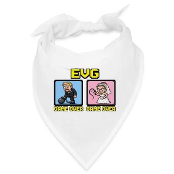 Junggesellenabschied, Junggesellenabschied, Hochzeit - Bandana - Weiß - Vorne