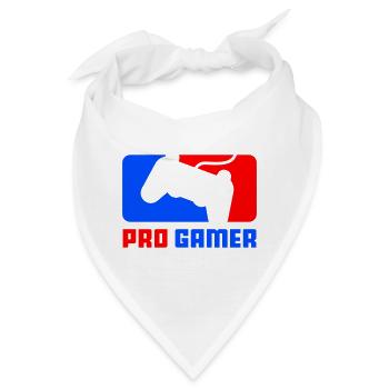 pro gamer - Bandana - Weiß - Vorne