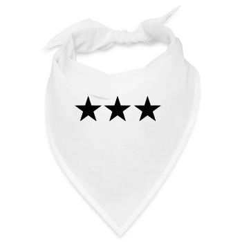 Stern Sternchen - Bandana - Weiß - Vorne