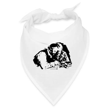 Marx Engels - Bandana - Weiß - Vorne