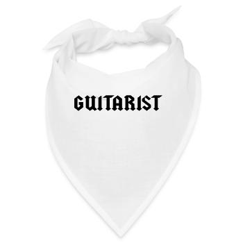 Gitarrist - Bandana - Weiß - Vorne
