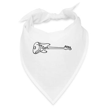 E-Bass - Bandana - Weiß - Vorne