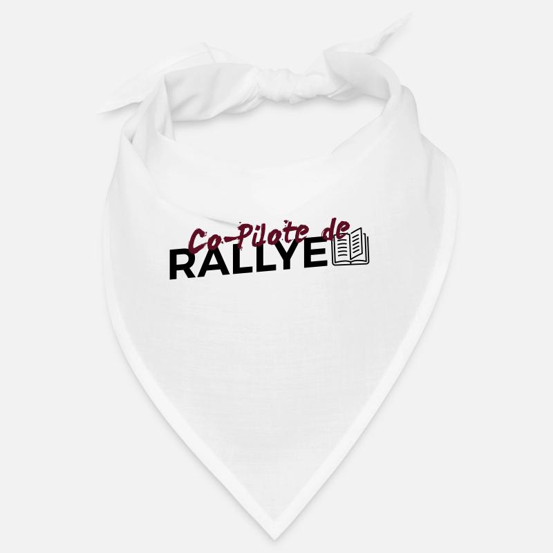 Copilote de Rallye - Bandana - blanc