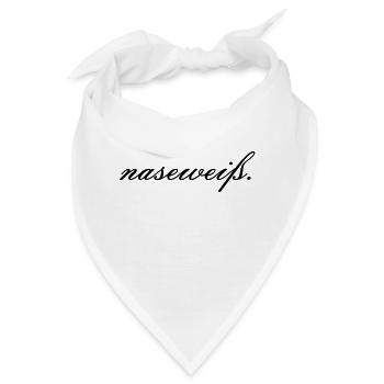 naseweiß - Bandana - Weiß - Vorne
