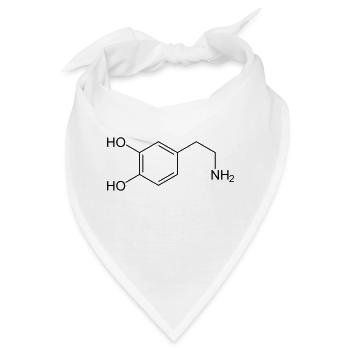 Dopamin - Bandana - Weiß - Vorne