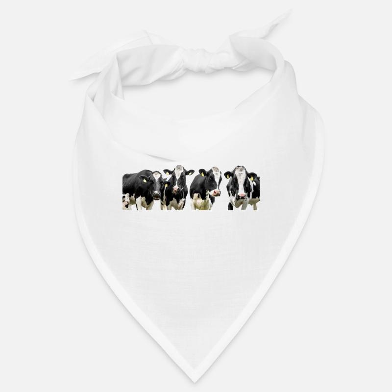 Kühe - Bandana - Weiß
