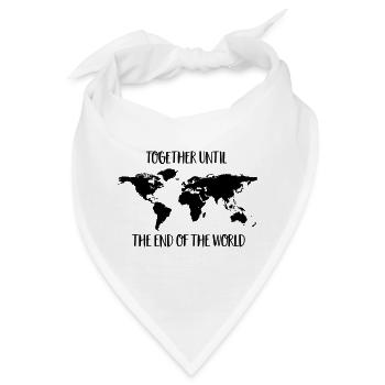Weltreise - Bandana - Weiß - Vorne