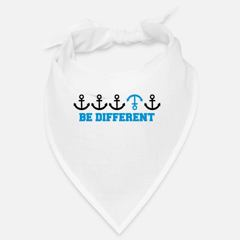 text be different anders reihe muster anker viele Bandana