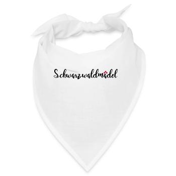 Schwarzwaldmädel - Bandana - Weiß - Vorne