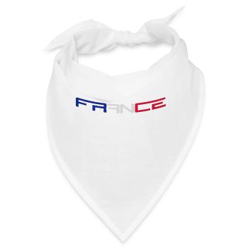 France - Bandana - Weiß - Vorne
