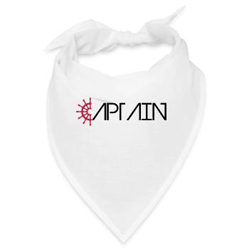 Captain Logo - Bandana - Weiß - Vorne