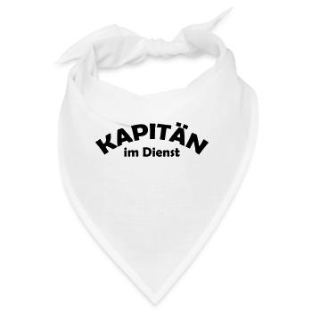kapitän - Bandana - Weiß - Vorne
